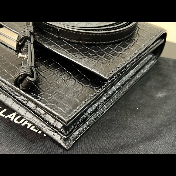 Saint Laurent - Top Handle - Babylone RARE crocodile leather - Picture 15 of 15